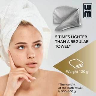 Reversible turban towel from LUM