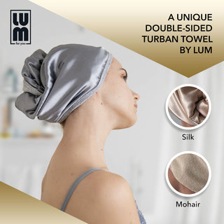 Reversible turban towel from LUM