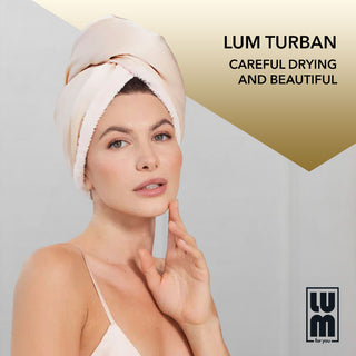 Reversible turban towel from LUM