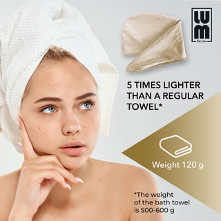 Reversible turban towel from LUM