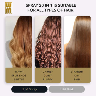 Shine and Gloss for Hair (Thermal Protection Spray + Fluid)