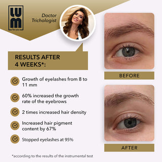 LUM Serum for the growth eyelashes and eyebrows