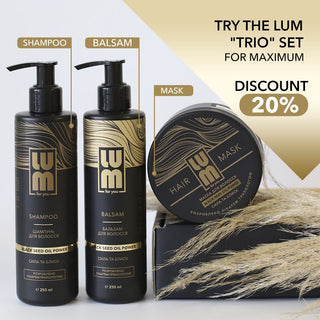 LUM Shampoo Black Seed Oil Power